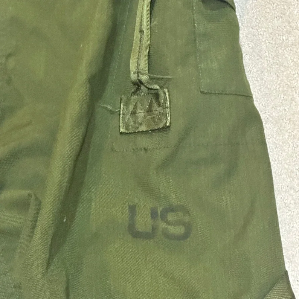 Vintage‎ US Military Duffle Bag Olive Drab Canvas Sea Bag Backpack Large USGI